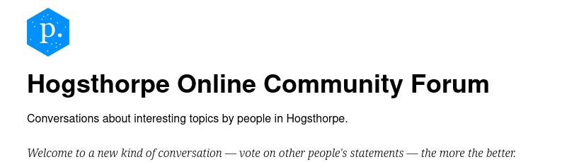 image of Community Forum home screen