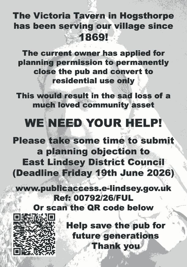 Save the Victoria Tavern poster back
