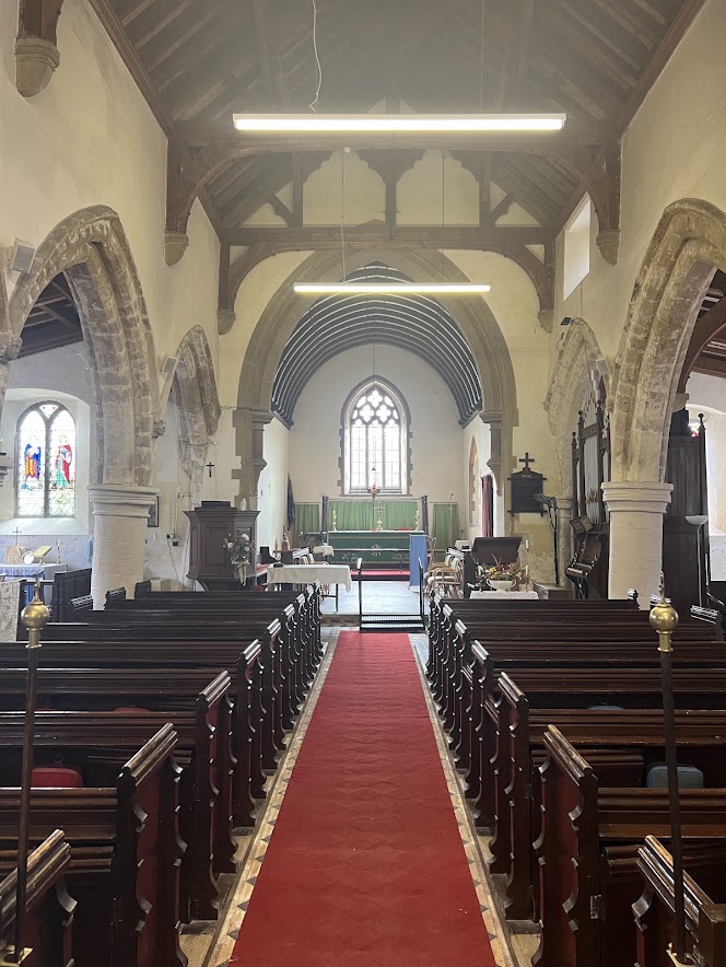 Inside St Mary's church